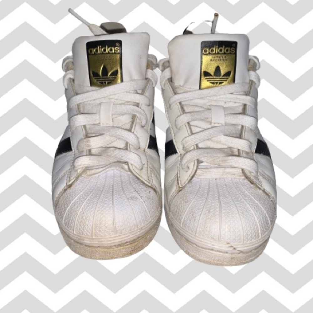 Adidas Superstar 3 Black Stripe White Shoes